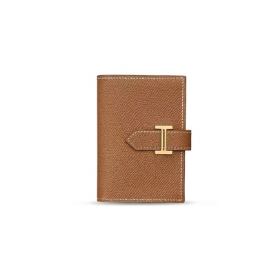 HERMÈS BEARN MINI WALLET H084818CK37 (10.8*7.5*0.4cm)